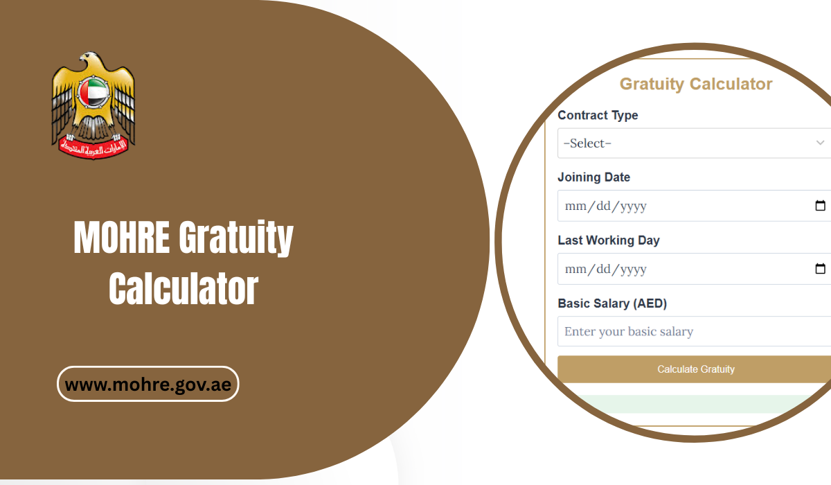 MOHRE Gratuity Calculator