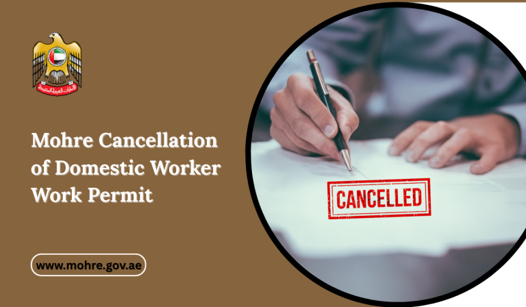 Mohre Cancellation of Domestic Worker Work Permit