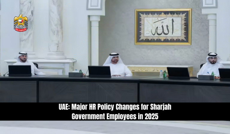 UAE: Major HR Policy Changes For Sharjah Government Employees
