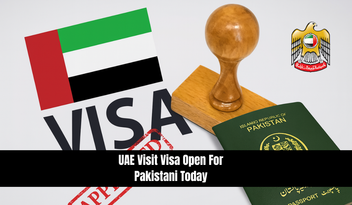 UAE Visit Visa Open For Pakistani Today