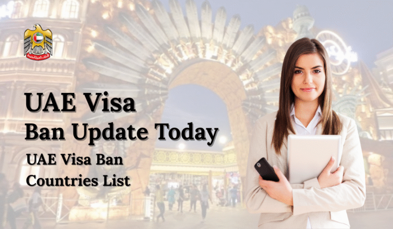 UAE Visa Ban Update Today
