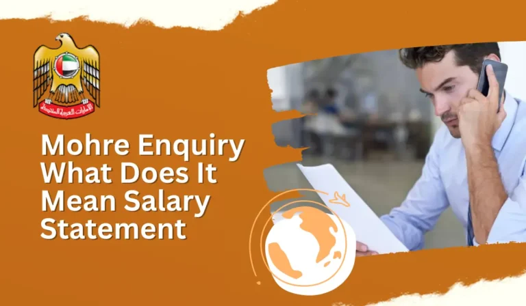 Mohre Enquiry What Does It Mean Salary Statement
