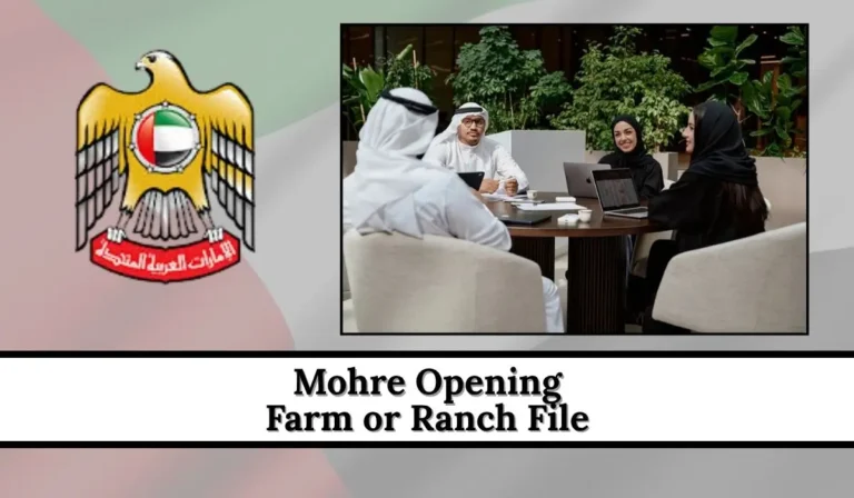 Mohre Opening Farm or Ranch File UAE 2026: Full Process with Documents and Fees