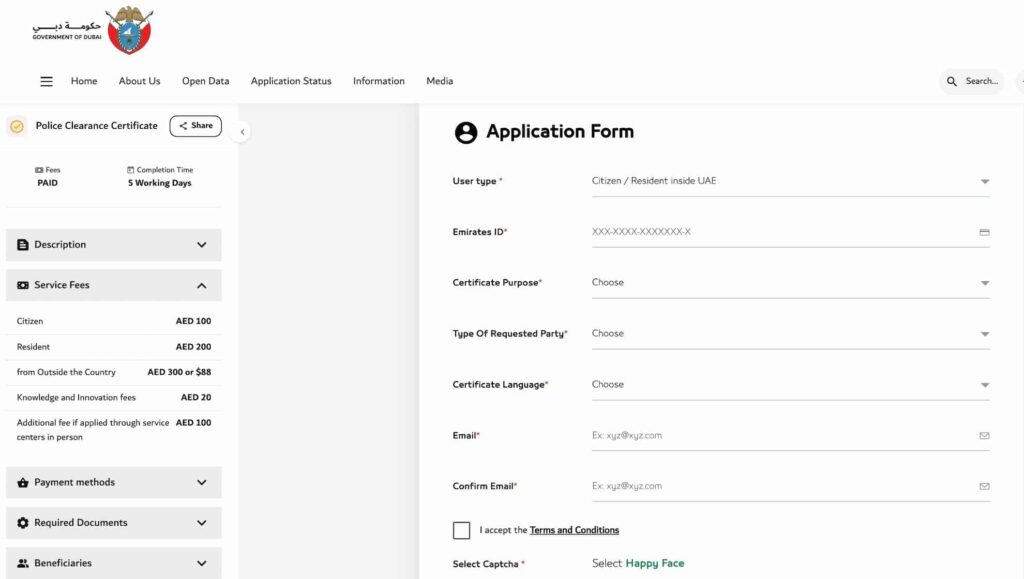 How to Apply for Police Clearance Certificate in Dubai